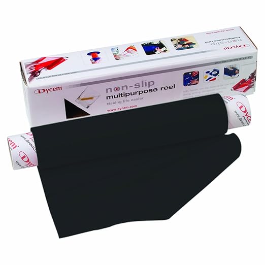 Dycem Non-Slip Material Roll, Black, 16" X 6.5 ft
