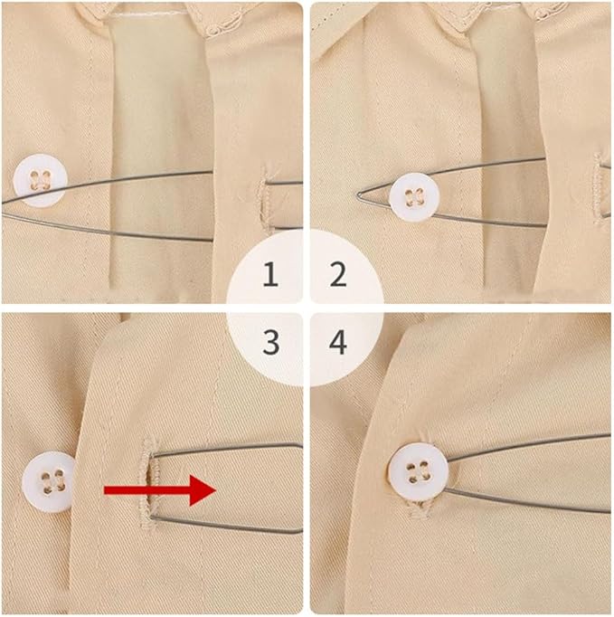 3 Pack Easy Button Hook for Seniors, Assist Device Helper Tool with Wide Wooden for One Hand Dressing Aids Shirts Coats