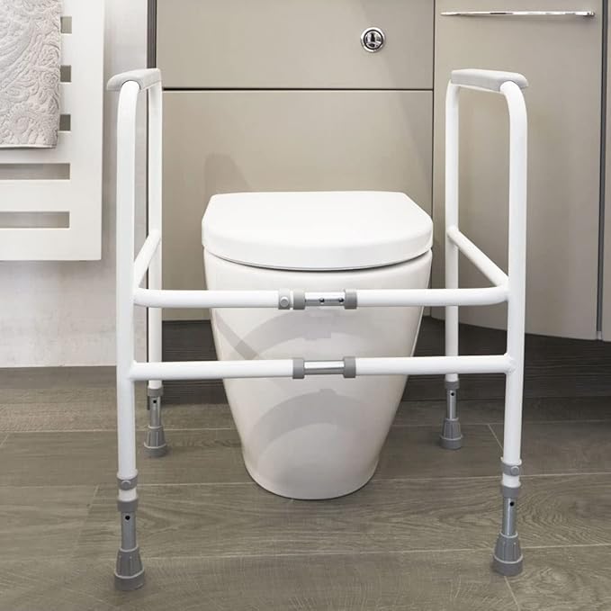 NRS Healthcare Width Adjustable Toilet Frame