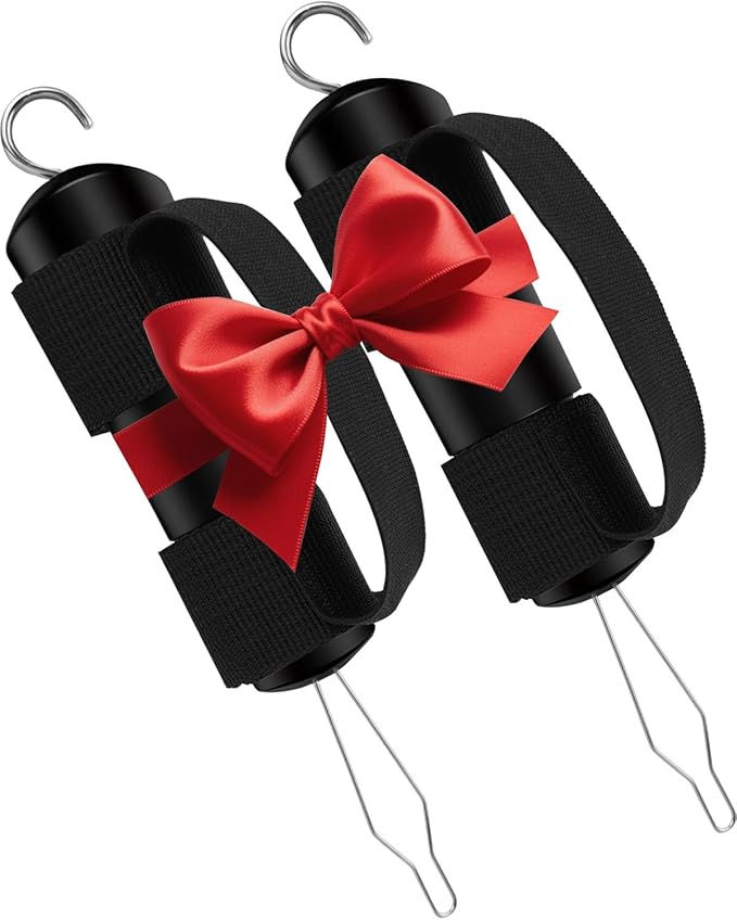 2-Pack Button Hook with Strap for One-Handed Dressing - Adaptive Clothing Aid for Seniors, Arthritis - Non-Slip Ergonomic Handle - Portable Zipper Pull Tool for Easy Buttoning