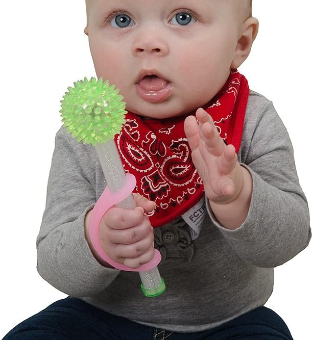 EazyHold Silicone Adaptive Aid Universal Cuff for Limited Hand Mobility, Cerebral Palsy, Stroke, Pediatric Therapy, Eating Utensil Holder, Self Feeding Silverware (Infant to Child - 5 Pack)