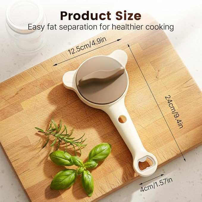 2026 New 4-in-1 Jar Opener - Adjustable Stainless Steel Lid Remover for Seniors & Arthritis Sufferers, Fits Kitchen Jars, Bottles & Cans (2PCS)