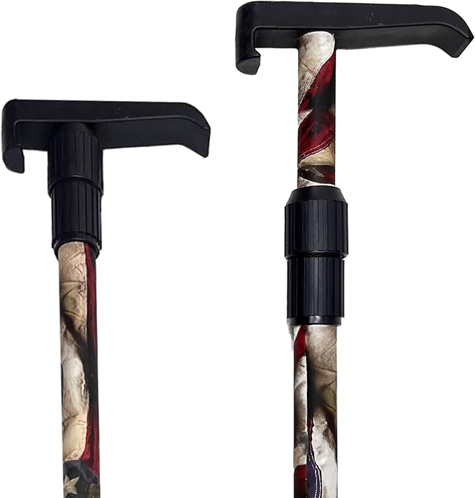 Telescoping Cargo Tool/Multi-Use Cargo Retriever/Extendable Reaching Aid/Reacher/Grabber - Patriotic Stars and Stripes