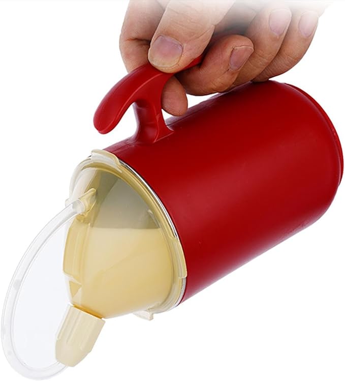 Senior Water Cup Sippy Cups for Elderly, Safe Silicone Spill Proof Cups with 1 Handle Straw and Lid for Adults for Hospital Patients, Elderly, Pregnant, and Disabled(Blue)