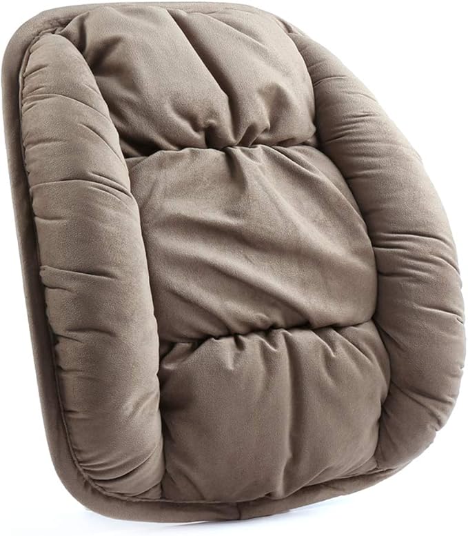 ALIBO Firm Style Chairs Recliner Lumbar Back Support Nonslip Seat Pads Cushion Low Back Pain Relief Warm Lumbar Rest Pillow