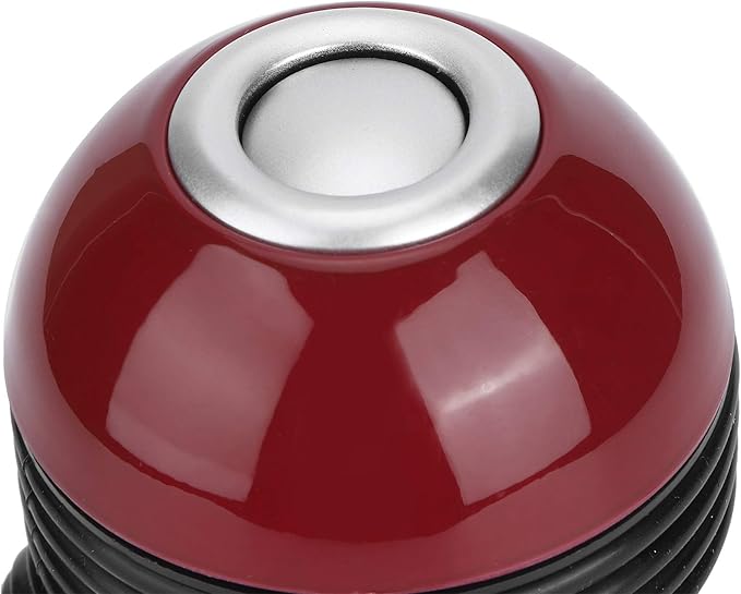 CDQL Mini Portable Hand Held Body Vibrating Massager Electric Full Body Massager with LED Light Battery Operated Vibration Massage for Hand Head Neck Back Legs Arms Pain Release (Red)