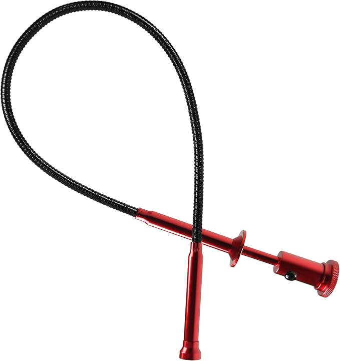 Claw Grabber Reacher Tool Trash Picker Flexible Pickup Tool for Garbage Litter Pick Home Sink Drain and Metal Small Items and Head with LED Lights、Magnet，Length 24.4 inches,Reacher Tool
