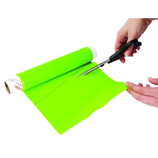 Dycem Non Slip Material Roll, 8"x3-1/4 Foot, Lime