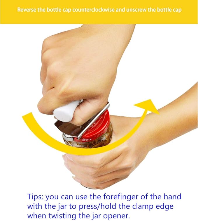 Jar Opener,Can Open Bottle Top Openers for Seniors,Arthritis,Weak Hands,Lid Gripper Manual Tool Effortless Opening Jars Easy Adjustable Large Remover for Kitchen Glass Jar Wrench Twist Grip