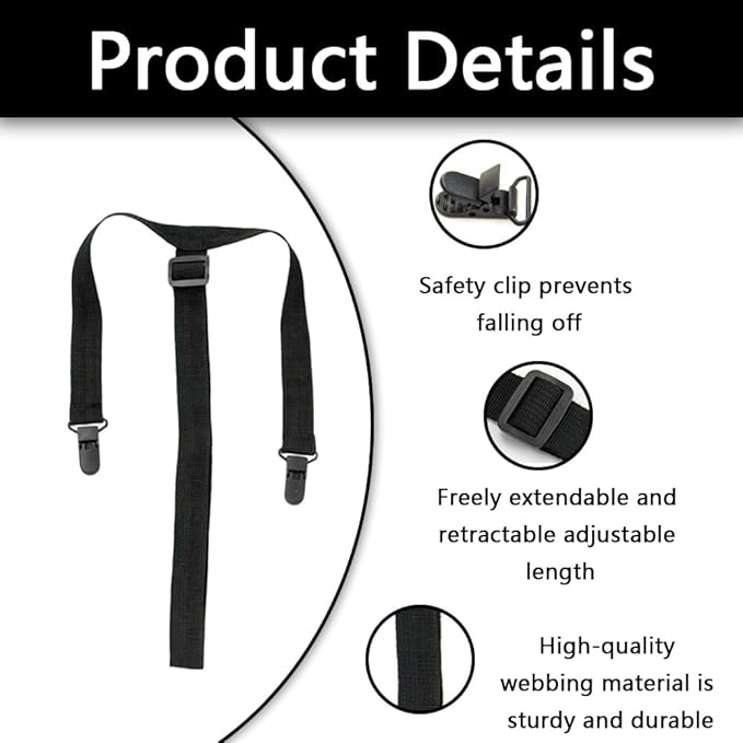 2 PCS Assistive Devices for Disabled, Clip and Pull Dressing Aid Adjustable Wearing Assist Tool for Elderly Handicap People Pregnant Injuries Post-Surgery Recovery (Black)
