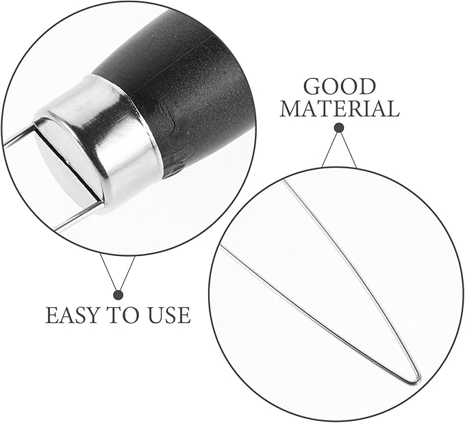 HOMSFOU 10-pcs Button Fastener Tool Kit with Easy-Grip Handle for Seniors and Arthritis, One-Handed Adaptive Dressing Aid for Jeans, Pants, Wedding Dresses, and Shirts