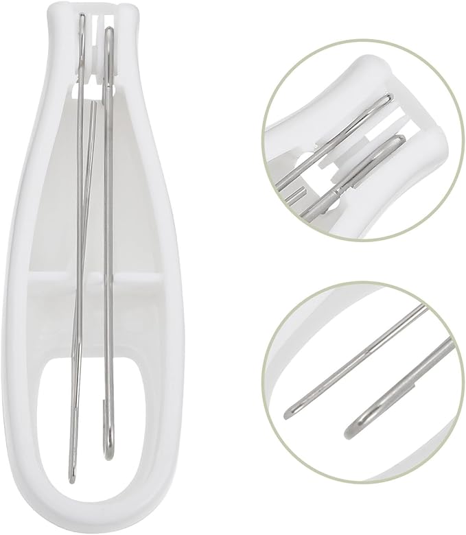 Buttoner Button Hook Tool for Elderly One-Hand Dressing Aid with Non-Slip Handle Adaptive Button Helper for Large and Small Buttons Easy Grip Pulling Assistance Device