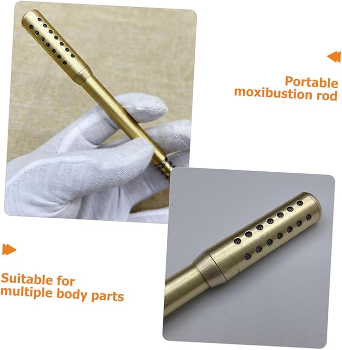 NOLITOY 3pcs Portable Moxibustion Tool Moxas Stick Moxibustion Rod Stick Holder for Body Joint Rollers