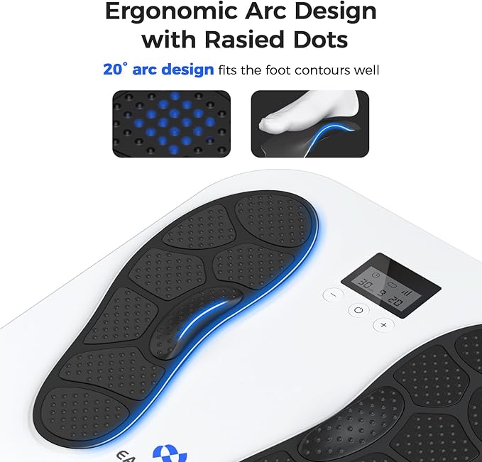 EaseZen Foot Massager for Neuropathy, Rechargeable TENS EMS Foot Stimulator with 10 Modes 20 Intensities, Feet Circulation Stimulator for Neuropathy, Plantar Fasciitis, Gifts for Mom Dad