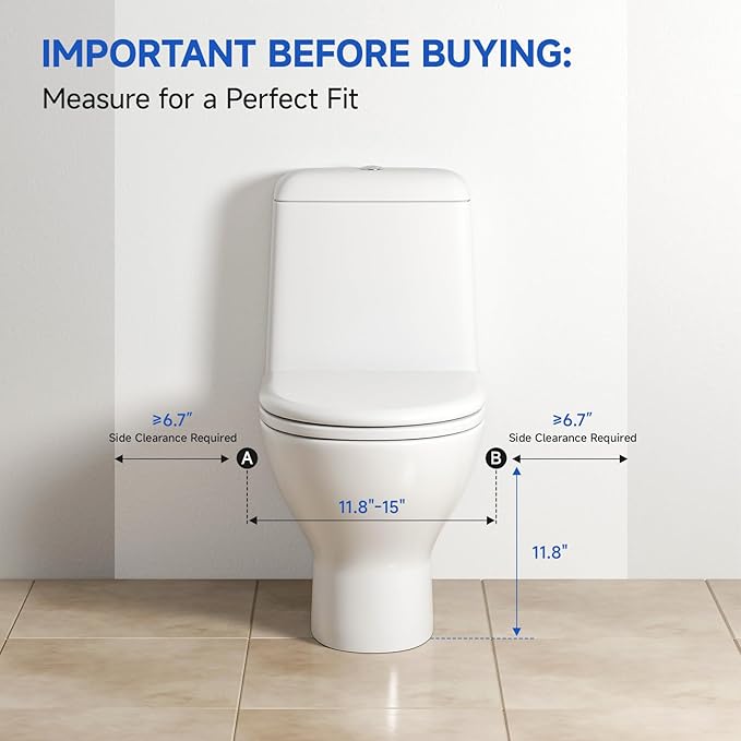Toilet Safety Rails for Seniors, 350lbs Heavy Duty Toilet Safety Frame & Grab Bars, Triple Stability with 2 Suction Cups & Rear Bar, Adjustable Height & Width Toilet Rail