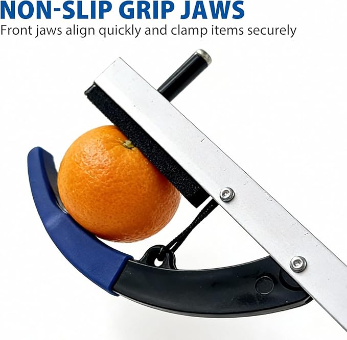 Blue Jay Reacher Grabber Tool for Elderly, 32" Foldable Pickup Stick with Magnetic Tip & Ergonomic Soft Grip. Lightweight Long Reach Claw for Trash, Litter, Mobility Aid for Wheelchair