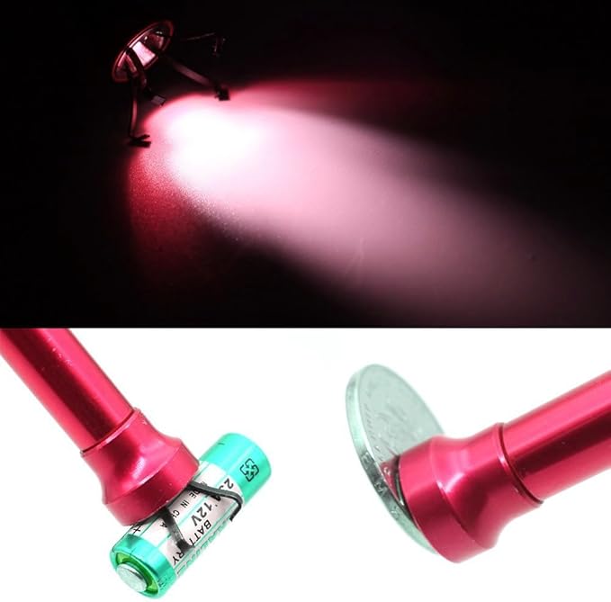 Claw Grabber Reacher Tool Trash Picker Flexible Pickup Tool for Garbage Litter Pick Home Sink Drain and Metal Small Items and Head with LED Lights、Magnet，Length 24.4 inches,Reacher Tool