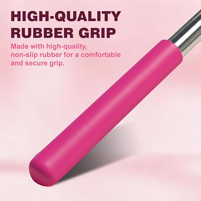 Golf Ball Retriever Telescopic for Water, GolfBall Grabber Tool, Golf Accessories Gifts for Men, Women & Golfers, Golf Balls Picker with Stainless Steel Shaft&Non-Slip Rubber Grip