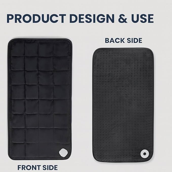 Weighted Heating pad XL 17''x33'' Heat pad for Period Cramps Heating Pads Large Heated pad for Back Pain Relief Products Electric Heat Pads Heated Pad for Bed for Mom Dad