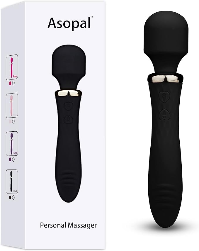 Handheld Back Massager, Electric Full Body Massager, (Black)