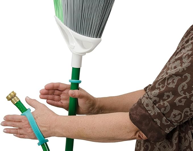 EazyHold Silicone Universal Cuff Aid for Limited Hand Grip, Cerebral Palsy, Therapy, Adaptive Eating Tableware Spoon Fork Holder, Disabled Assistive Equipment (Youth to Adult-5 Pack)