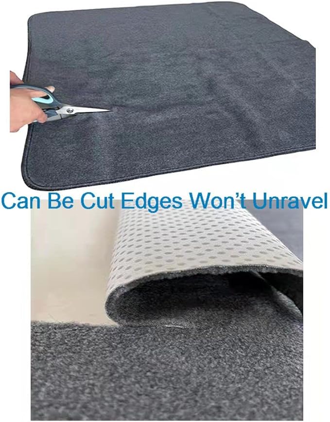 Peepeego Non-Slip Dog Pad 65 x 48, Washable Puppy Pads with Fast Absorbent, Waterproof for Training, Whelping for Puppy Playpen