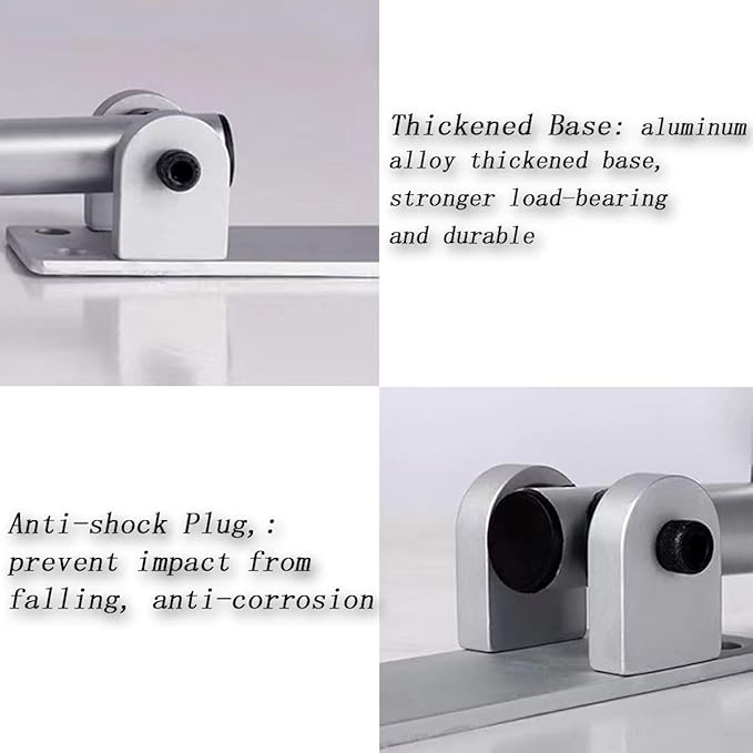 FlySkip Fold Down Grab Bar, 24Inch Flip-Up Handicap Support, Wall Mounted Bathroom Shower Safety Bar, Non Slip Hand Grips for Elderly, Disabled, Pregnant Woman