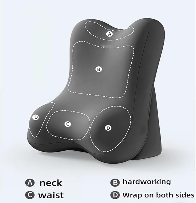 Luxury Reading Pillow for Bed - Backrest Cushion for Sitting Up in Bed, Sofa Ergonomic Support for Reading, Watching TV, Gaming Relieves Back & Neck Discomfort, for Adults,Seniors(Green)