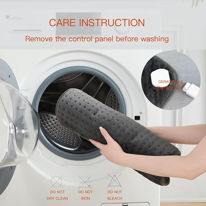 XL Heating Pads Large with Graphene Backing,Heat Pads 33 x 17, Heating pad for Back,Neck,Legs for Mom Dad, with Upgraded 4 Timer & 6 Temperature Controller