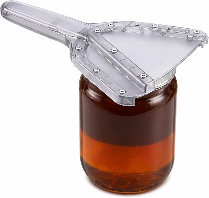 Jar Opener for Seniors | Easy Grip Lid Opener for Weak Hands & Arthritis | Non-Slip PP Plastic with Stainless Steel Core for Small & Medium Jars