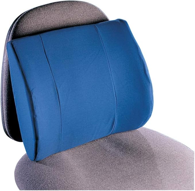 Carex Contour Pillow Office Chair Back Support - Lumbar Support Pillow - Back Cushion, Lower Back Pillow and Desk Chair Back Support