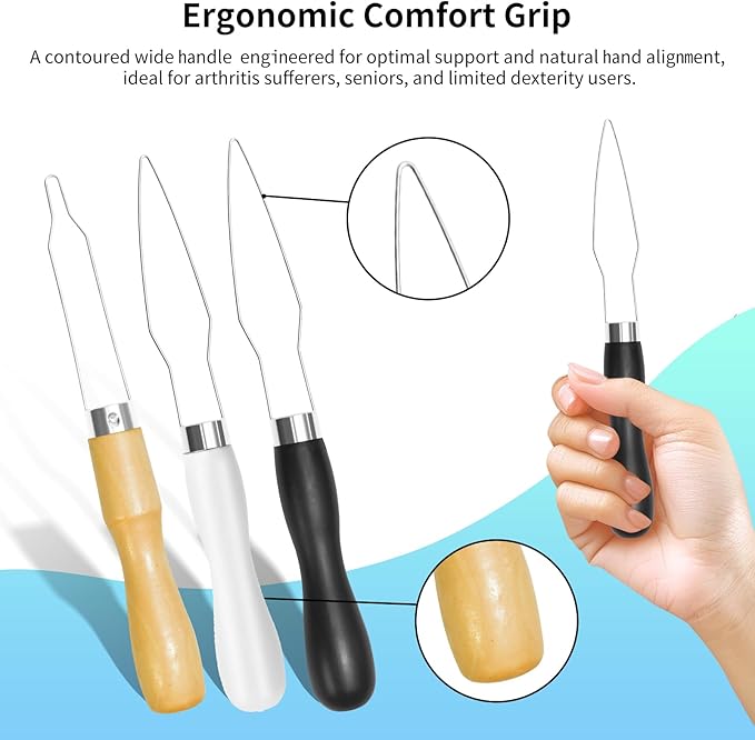 3 Pack Button Hook Tool for Seniors & Arthritic Hands - One Handed Button Assist Device with Comfort Grip Handle - Dressing Aid for Shirts, Pants, Wedding Dresses