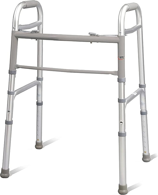 CAREX Folding Walker for Seniors, 30-37 Inches, 1 Count