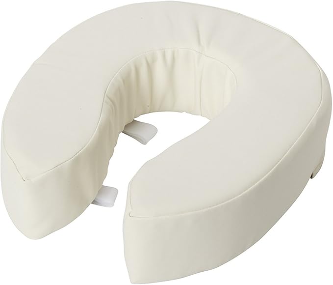 Briggs Healthcare Vinyl Cushion Toilet Seat, 4"