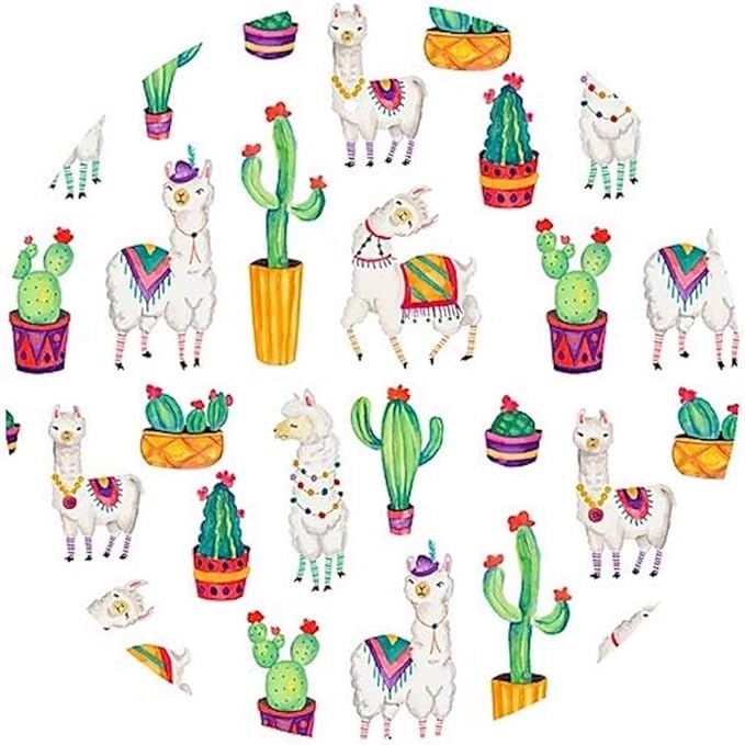 Andreas Silicone Jar Opener, Dancing Llama – 6.25" Non-Slip Lid Gripper & Garlic Peeler, Dishwasher Safe, Multi-Use, Durable Silicone & Fabric, Made in the USA, JO-GGDL
