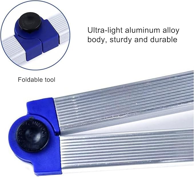 Foldable Reacher Grabber, 32 INCH Aluminium Alloy Long Arm Folding Helping Hand Trash Litter Picker Suction Cup Grabber Reach Pick-Up Tool Mobility Grip Hand Aid (1#)