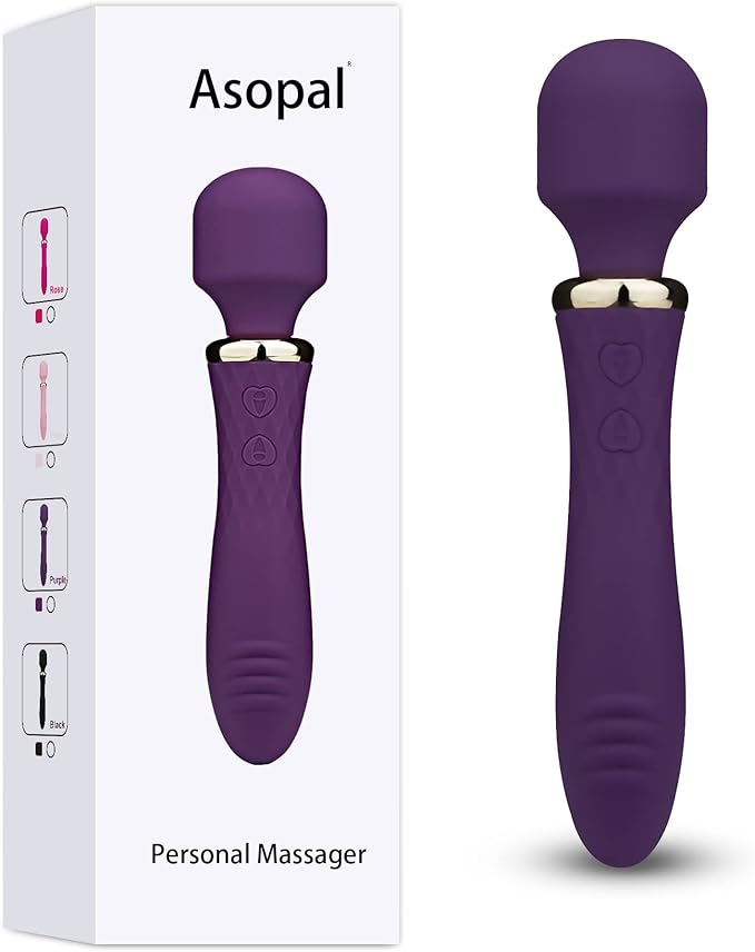 Handheld Back Massager, Electric Full Body Massager, (Purple)
