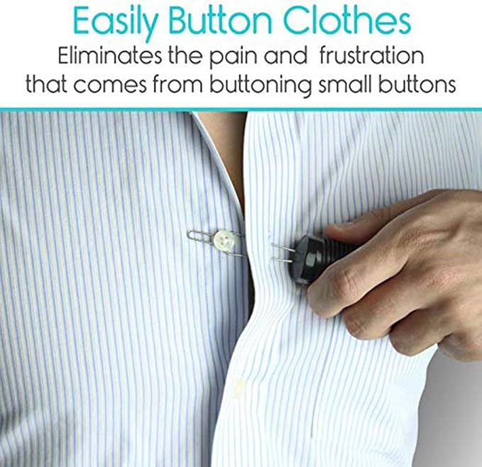 Button Hook And Pull Hand Buttons Aids Button Assist Device Shirt & Coat Buttoning Aid For Elderly Home Use