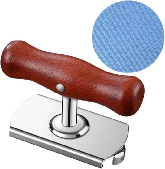 Adjustable Jar Opener Wood Handle - Ergonomic Grip Arthritis Aid for Seniors & Weak Hands (1)
