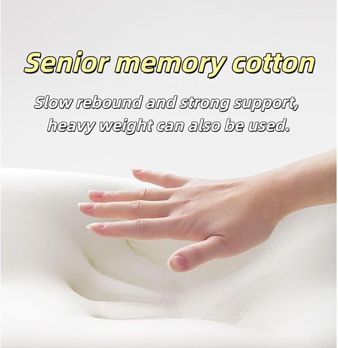 Luxury Reading Pillow for Bed - Backrest Cushion for Sitting Up in Bed, Sofa Ergonomic Support for Reading, Watching TV, Gaming Relieves Back & Neck Discomfort, for Adults & Seniors(Gray)