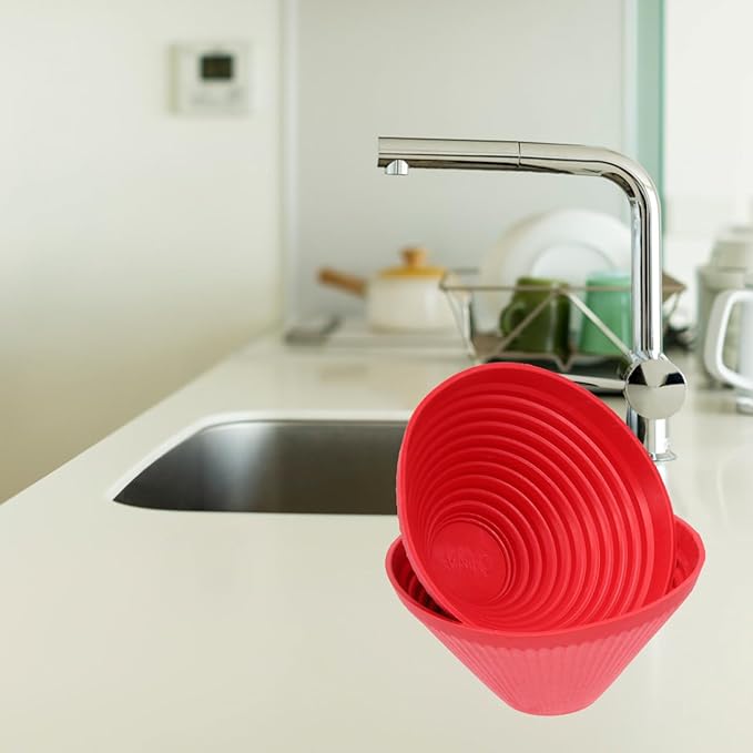 BESPORTBLE 6pcs Silicone Jar Gripper Sleeve Non-Slip Heat Insulation Bottle Opener for Kitchen Use Flexible Rubber Jar Opener Grip for Easy Opening of and Bottles