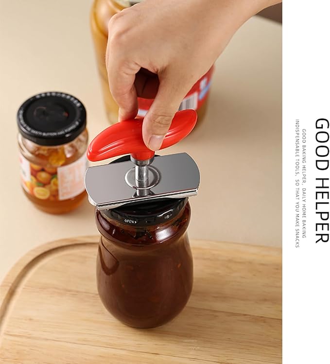 Jar Opener - Jar Openers TopRated for Seniors, Bottle Openers for Seniors, Mutil Lid Opener, Get Lids Off Easily (White)