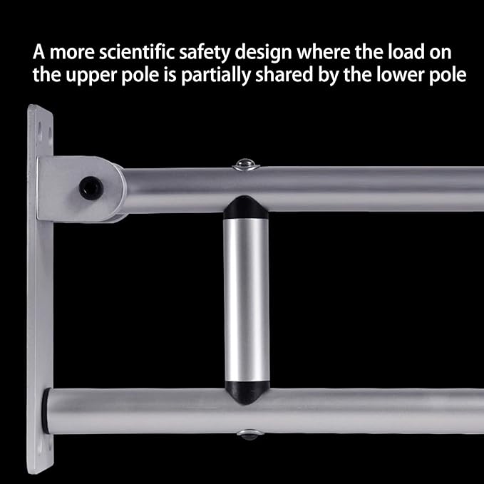 Handicap Bars for Bathroom,Sturdy Aluminum Alloy Safety Handrails - U Shaped Flip-up Folding Support Rail Handicap for Bathroom Laundry Room Kitchen Stairs