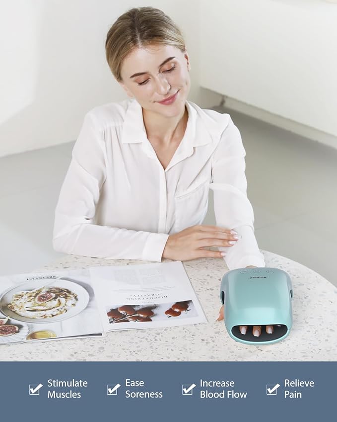 CINCOM Hand Massager - Cordless Hand Massager with Heat and Compression for Arthritis and Carpal Tunnel