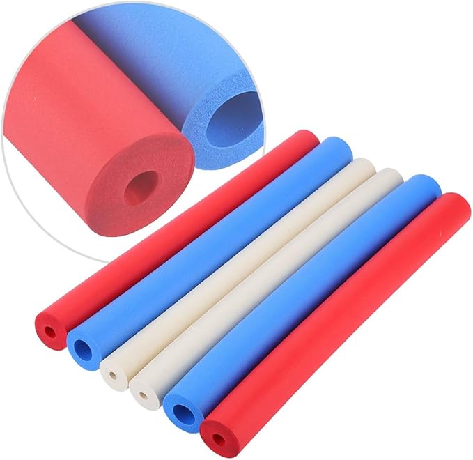 6Pcs Shaving Pen Foam Grip Tube,Non Slip Foam Handle Sleeve Cover Padding Grips for Utensil, Pens, Pencils, Razors