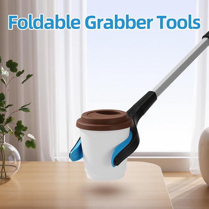 32inch Grabber Reacher Foldable Aluminum Heavy Dury Lightweight Hand Gripper for Senior Reaching Assistant (2)