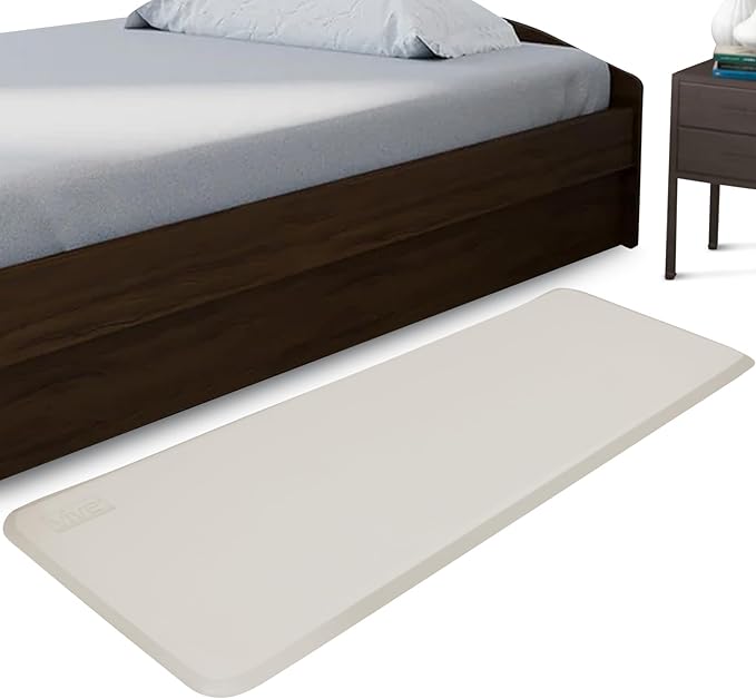 Vive Fall Mat - 72" x 24" Bedside Fall Safety Protection Mat for Elderly, Senior, Handicap - Prevention Pad Reduce Risk of Injury from Impact - Prevent Bed Falling - Anti Fatigue, Standing Non Slip