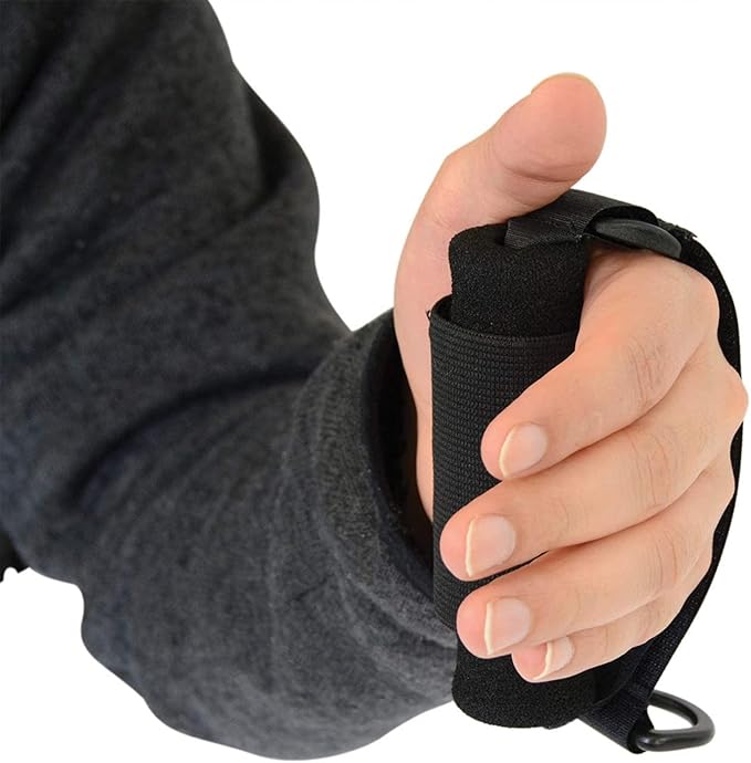 Hand Strap Utensil Holder,Elastic Aid Utensil Cuff Holder Strap for Elderly,Makes Mealtime or Other Activities Easier