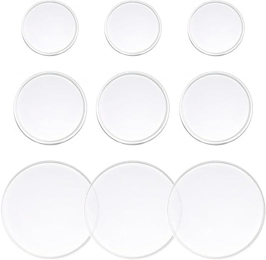 GNESEN 9-Pack Non-Slip Grip Mat Set (3 Sizes) - One-Handed Jar Opener for Seniors & Limited Grip Users - Secures Bottles, Cans & Cutting Boards - Post-Surgery Adaptive Recovery Tools