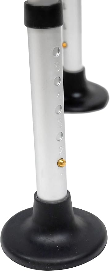 PEPE Mobility Shower Chair to Sit on in Shower, Height Adjustable with Non-Slip Tips, Removable Armrests, Tool-Free Assembly, Black, Safety Bath Seat